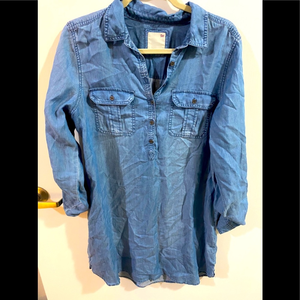 Long Button up Top